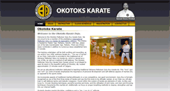 Desktop Screenshot of okotokskarate.com